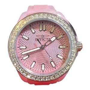 Invicta Celestial Women's Pink and Silver Crystal Watch